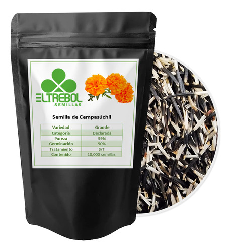 Semilla De Flor De Cempasúchil Var. Grande (10,000 Semillas)