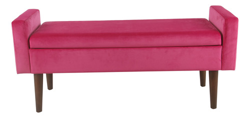 Banquito De Almacenamiento En Color Rosa