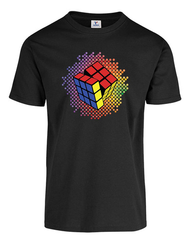 Playera Estampado Cubo Mágico Diferentes Colores 1 Pza