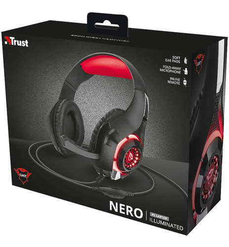 Imagem 8 de 8 de Headset Gaming Trust Gxt313 Nero Led 40mm Usb 3.5mm