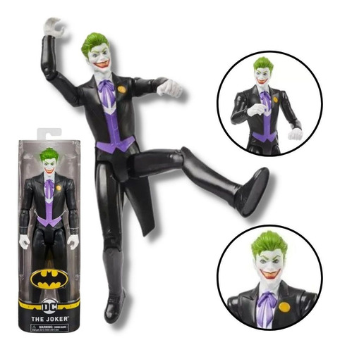 Boneco Joker Coringa 30 Cm - Batman Dc - Spin Master Sunny