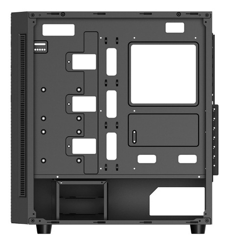 Gabinete Gamer Deepcool Matrexx 55 Mesh 4 Fans Rgb Templado Color Negro