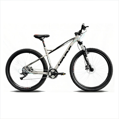 Bicicleta mountain bike Kore Volga 2023 R29 tamaño del cuadro S color gris/negro