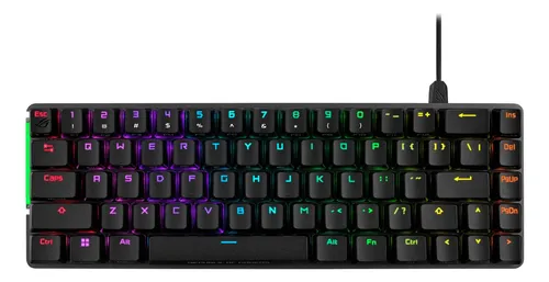 Teclado Mecânico Para Jogos Asus Rog Falchion Ace 65% Rgb