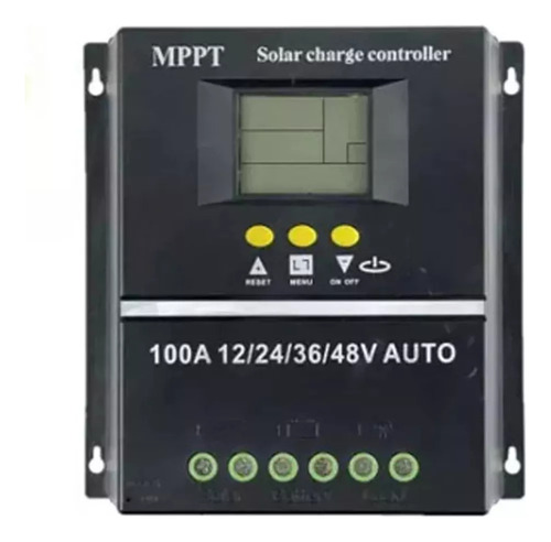 P Controlador De Carga Solar 100a, Regulador, Entrada