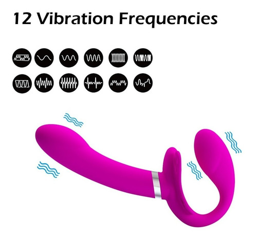 Vibrador Para Mujeres Doble Cabeza Consolador Doble Penetrac