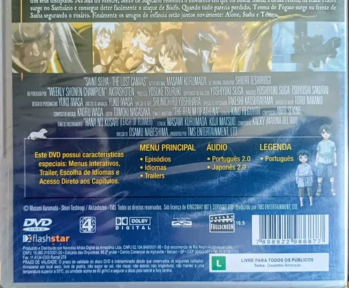 Dvd Saint Seiya The Lost Canvas Vol. 5 Lacrado Eps 9-10