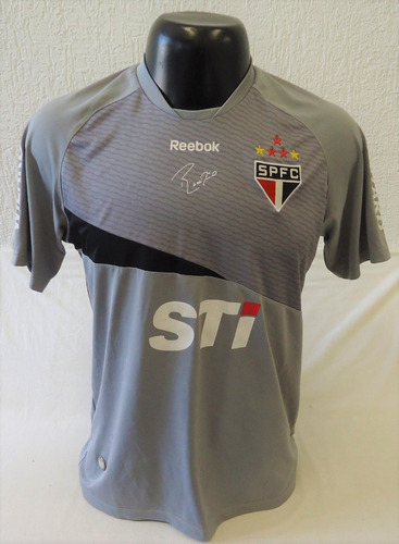 Camisa São Paulo 2012 Rogério Ceni Cinza Reebok Sti Wizard