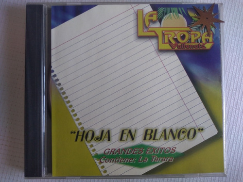 La Tropa Vallenata Cd Hoja En Blanco