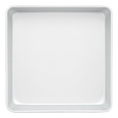 Molde Cuadrado 10x2 PuLG Aluminio Perforado / Wilton Color Plateado