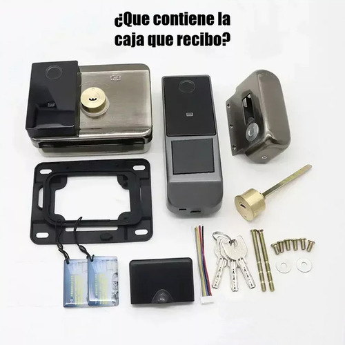 Cerradura Inteligente Doble Bloqueo Tuyaapp Wifi Exterior