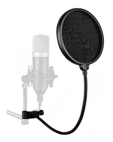 Pop Filter Para Microfone / Filtro Estúdio Studio Anti-puf 