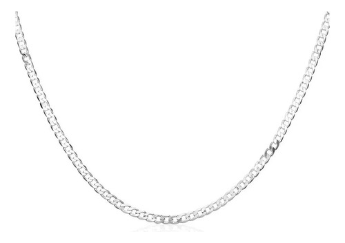 Cadena Grumet Gruesa 60cm Eslabón 5.5mm Plata 925 | C207