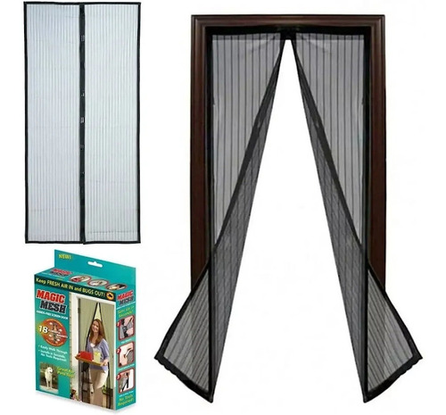 Cortina Mosquitera Magic Mesh Puerta Mosquitos Anti Moscas ®