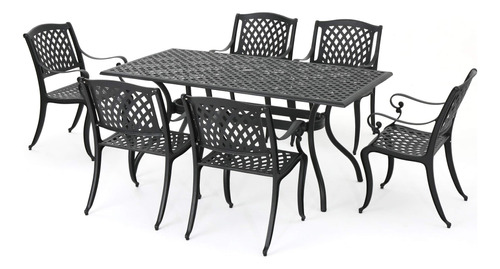 Christopher Knight Home Cayman Outdoor - Juego De Comedor D.