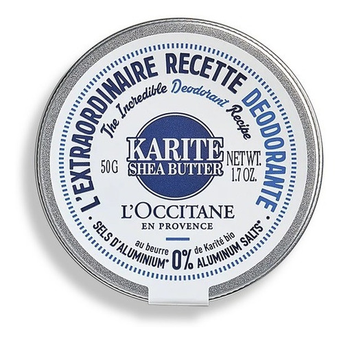 Baume Déodorant Au Beurre De Karité Bio 50g L'occitane