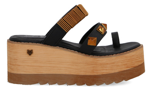 Sandalias Plataforma Negra  1562801