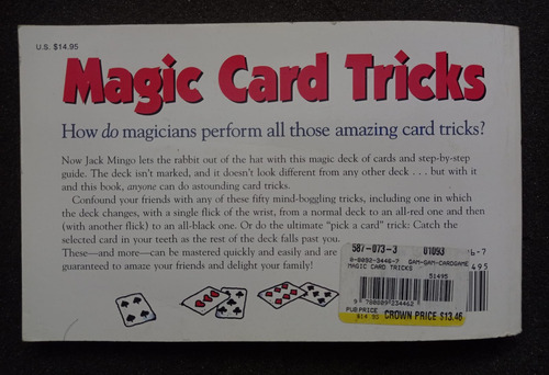 Magic Card Tricks - Jack Mingo (Usado)