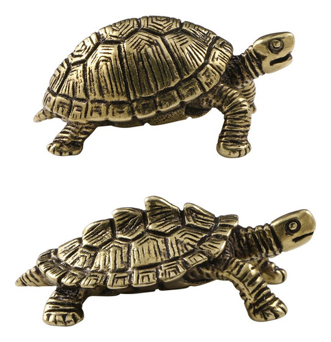 2 Estatuilla De Tortuga En Miniatura, Estatua De Tortuga