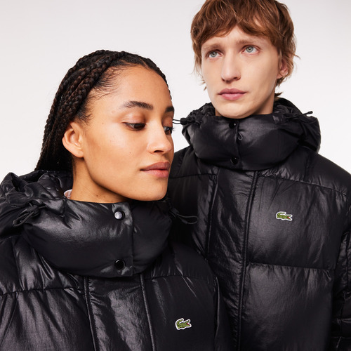 Campera Lacoste Larga Oversize De Plumón (Usado)