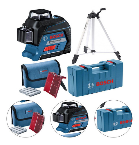 Imagem 1 de 8 de Nível Laser De Linhas Profissional Bosch - Gll 3-80 0601063s