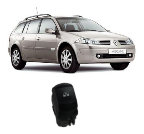 Botão Vidro Elétrico Simples Renault Megane 2006 2007 2008