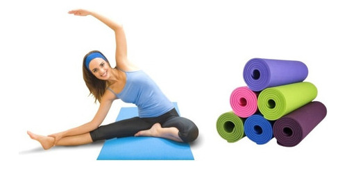 Colchoneta Mat Yoga Pilates Alfombra Ejercicios Pilates Zen