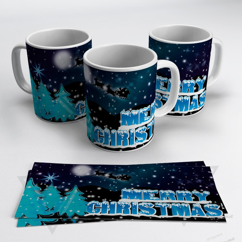 Imagen 4 de 10 de Tazas De Navidad Personalizadas Amigo Secreto Regalo 11 Oz