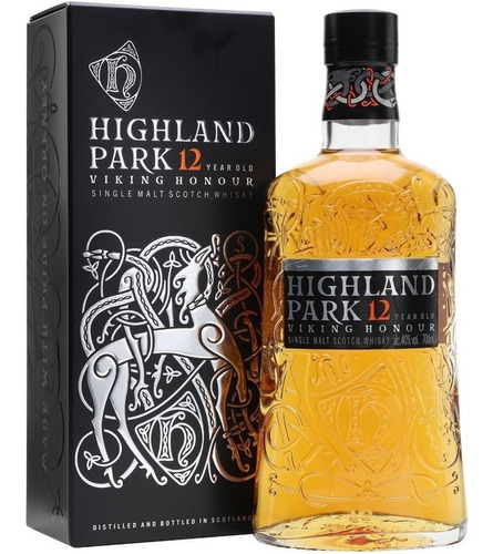 Whisky Highland Park 12 Años Single Malt Con Estuche Escoces