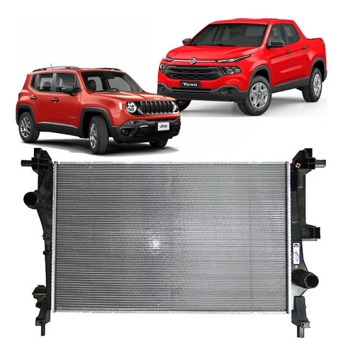 Radiador De Agua Jeep Renegade Fiat Toro Flex 2015 A 2022