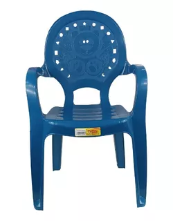 MELEWI Kit 4 sillas Infantiles Resistentes de plástico Premium