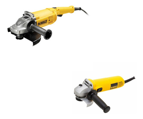 Combo Pulidora 9  2000w + Pulidora 4.1/2 Dewalt Dwe490-b3a