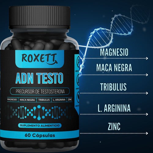 Adn Testo - Precursor De Testosterona Natural Para Hombres Sabor Sin Sabor