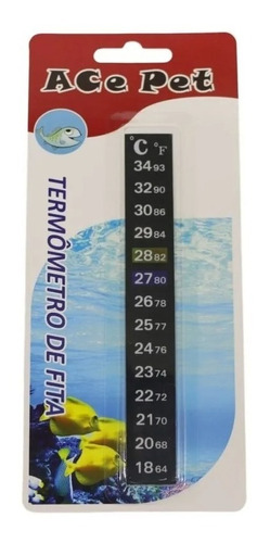 Termometro De Fita Para Aquários Acepet