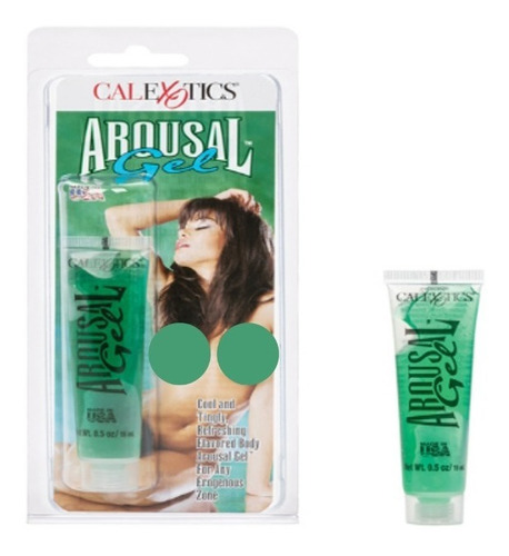 Gel Estimulante De Zonas Erógenas Arousal Menta Calexotics!