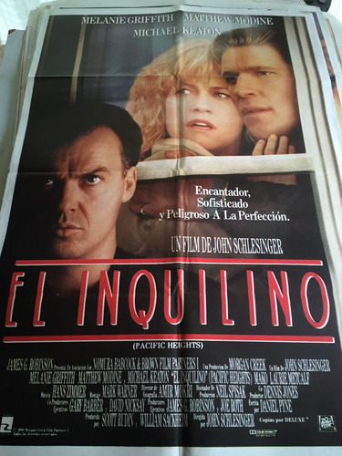 Poster El Inquilino Con Michael Keaton  Original