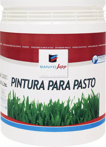 Pintura P/ Pasto Blanca Sanyo Jafepx 20lt.blanco + Pincel 20