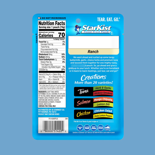 Atún Sabor Jengibre Y Sésamo Starkist Tuna Creations