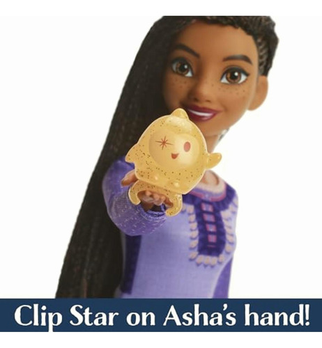 Mattel Disney Wish Singing Asha Of Rosas Figura De Muñeca Y