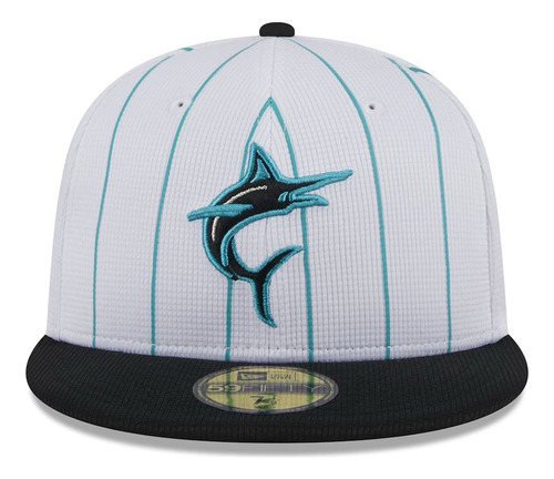 Gorra 59fifty Práctica De Bateo De New Era Miami Marlins 