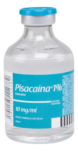 Pisacaína 1% Lidocaína 10mg Frasco Con 50ml
