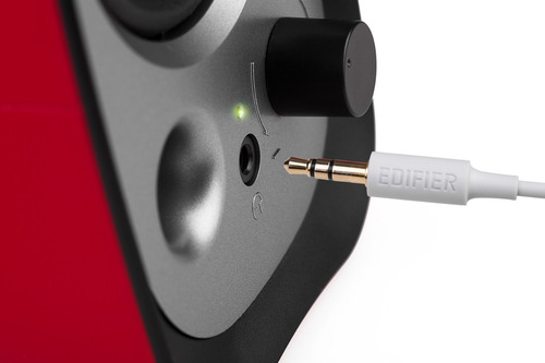 Parlante 2.0 Edifier R12u Usb Sonido Balanceado Rojo