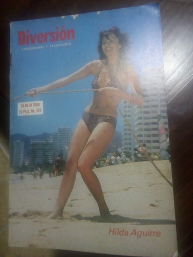 Hilda Aguirre En Portada De Revista Diversión N.570 Año-1979