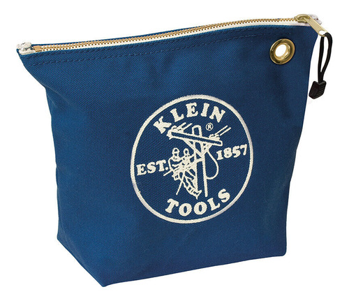 Klein Tools 5539blu Zipper Bag, Canvas Consumables Tool  Yyn