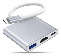 Comprar Adaptador Tipo C A Hdmi 4k Hub Convertidor Hub Usb3.0 3 En 1