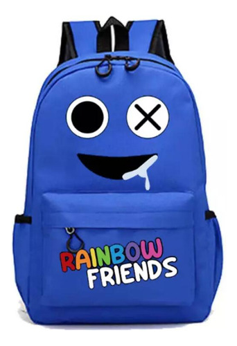 Mochila Escolar Rainbow Friends Para Niños