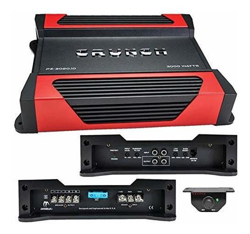 Amplificador Monobloque De Clase D Para Subwoofer Powerzone 