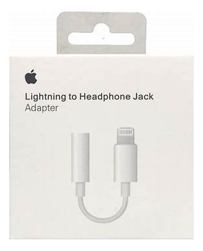 Adaptador Audio Para iPhone A Miniplug Jack 3,5mm Auxiliar