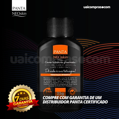 Imagem 10 de 10 de Panta Neoskin Black Hidratante E Restaurador P/ Tattoo 25g
