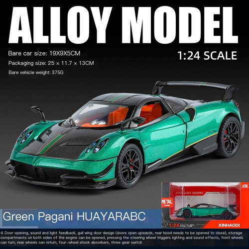 Modelo De Coche De Simulación De Aleación 1:24